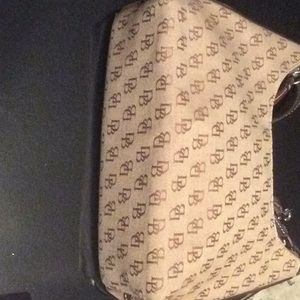 Brown Dooney & Burke Mini Short Shoulder Bag